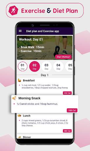 Diet plan weight loss, Fitness app, workout diet screenshot 1