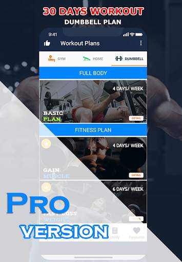 Gym Workout - Fitness & Bodybuilding, Home Workout screenshot 6