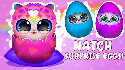 Merge Fluffy Animals Egg games screenshot 1