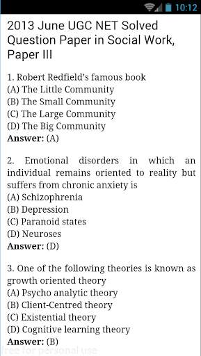 Social Work UGC Net Paper Solved 2-3 screenshot 3