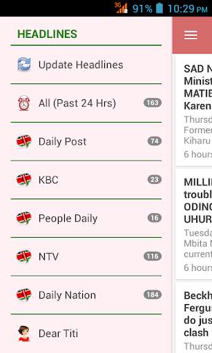 Kenya News App screenshot 1
