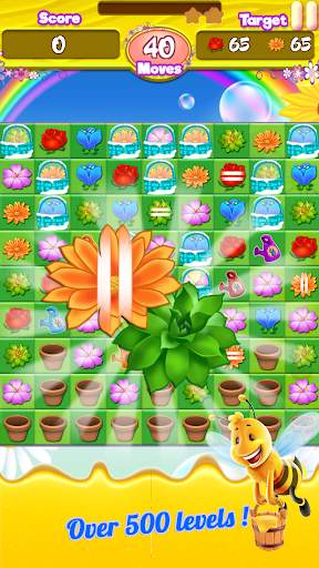 Flower Crush Match 3 - Blossom Legend Garden Games screenshot 5