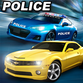 Real Police Car Chase Parking icon