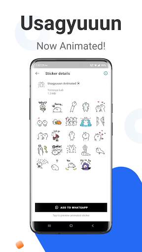Usagyuuun GIF Animated Sticker for WA screenshot 3