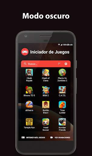 Iniciador de Juegos - Desempeño y Graba Pantalla screenshot 7