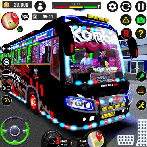 Coach Tourist Bus City Driving 0.1