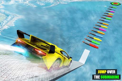 Mega Ramp car Impossible Jump screenshot 13