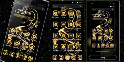 Gold Dragon Legend Theme screenshot 2