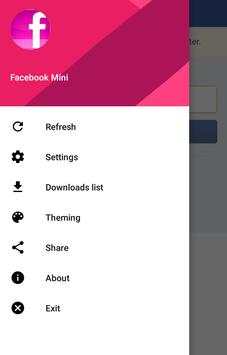 Facebook Mini screenshot 2