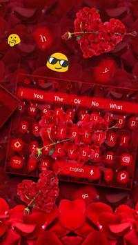 Love Roses Keyboard screenshot 2