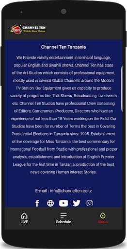 Channel Ten Tz screenshot 3