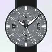 Gray Space Watch Face أيقونة