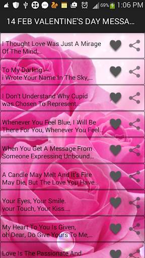 Hot Romantic Messages screenshot 2