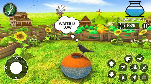 Thirsty Crow Sim: Bird Games screenshot 5