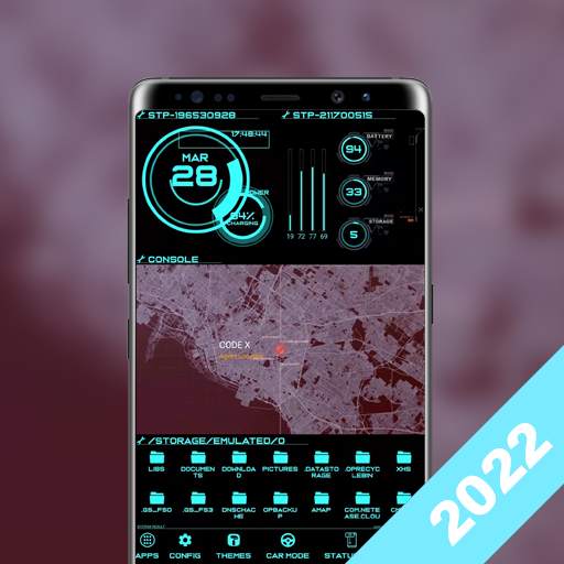 Futuristic Hacker Launcher 6.0.8