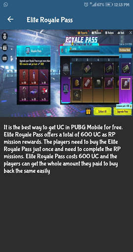 Free UC and Royal Pass Wallpapers screenshot 3