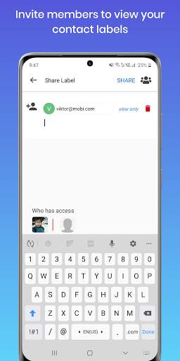 Shared Contacts for Gmail®: Share Google Contacts screenshot 5