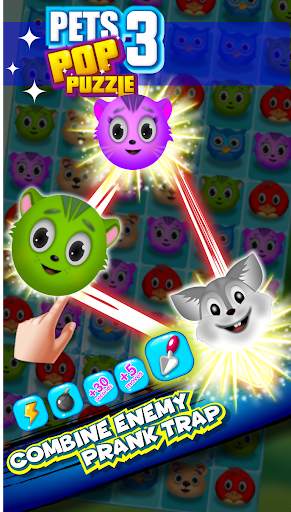 Pets 3 Pop Puzzle screenshot 4