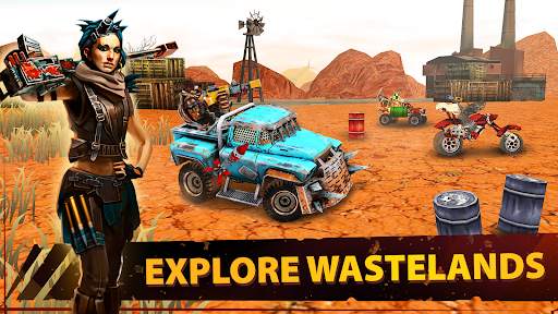 Dead Paradise Car Race Shooter 1 تصوير الشاشة