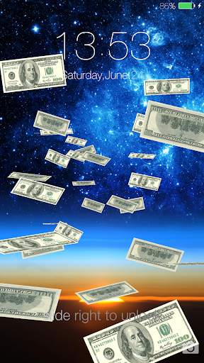 Money lock screen screenshot 8