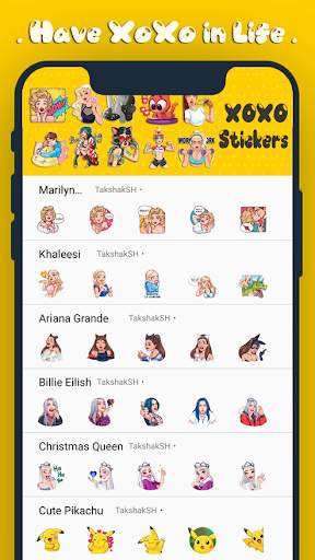 XOXO stickers for Whatsapp - WAStickerApps | 2021 screenshot 1