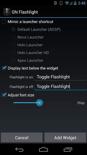 Flanex - Flashlight for Nexus screenshot 4