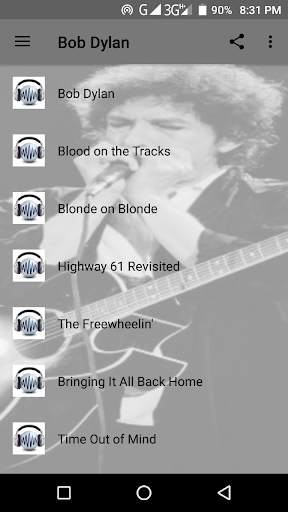 Bob Dylan. screenshot 2