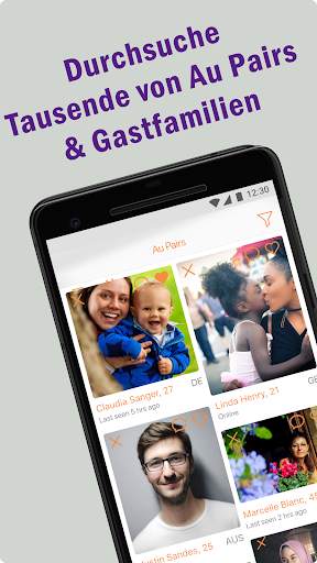 Match AuPair:Au-pairs + Familien zuordnen screenshot 2
