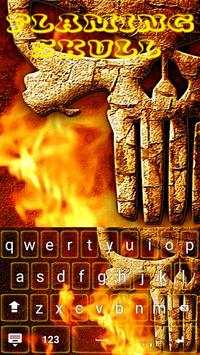 Flaming Skull Keyboard screenshot 4