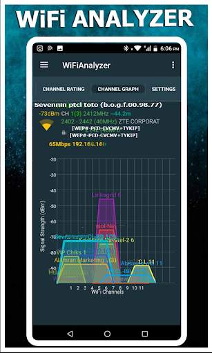 WiFi Analyzer - WiFi Monitor & Wifi Test Networks screenshot 4