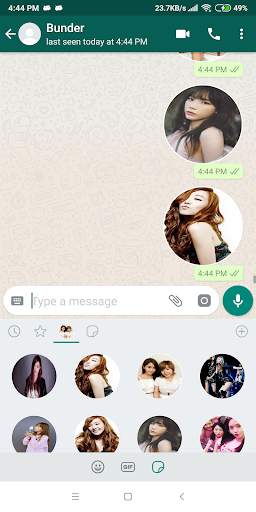 Girls Generation Sticker Pack for WhatsApp screenshot 4