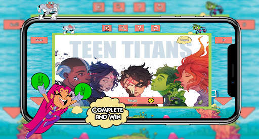 Teen Titans Coloring screenshot 5