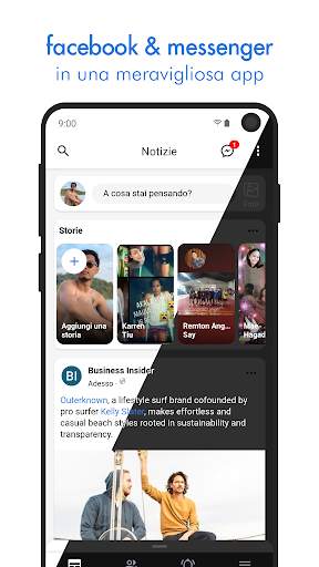 Swipe per Facebook & Messenger screenshot 1