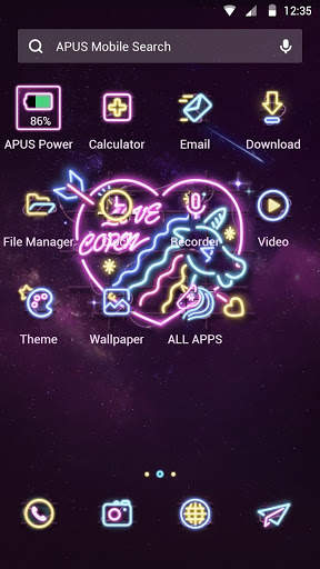Love Corn APUS Launcher theme screenshot 2
