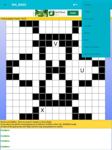 Fill it ins crossword puzzles screenshot 13