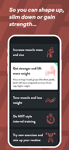 Fitbod Workout & Fitness Plans screenshot 7