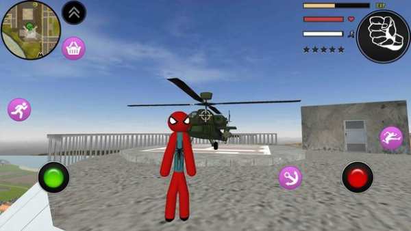 Spider Stickman Rope Hero Rise of The Warriors screenshot 1