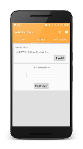 Wifi File Share (Wireless file transfer) screenshot 2