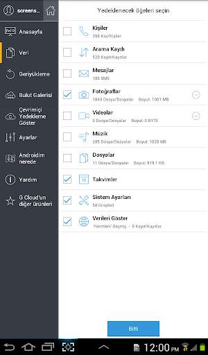 G Cloud Backup screenshot 13