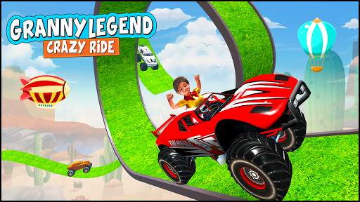 Granny Legend Crazy Ride: Car Stunts Shoot 2k20 screenshot 1
