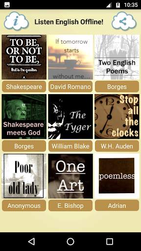 Listen English Poems Offline screenshot 2