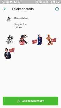 Singer stickers for Whatsapp - (2019) screenshot 1