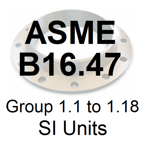 ASME B16.47 Group 1.1 to 1.18 SI Units icon