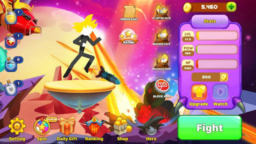 Stickman Z Super - Hero Shadow Fighting Dragom screenshot 5