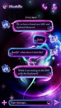 GO SMS BRIGHT ROSE THEME screenshot 3