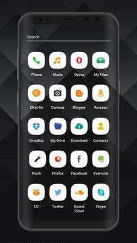 Theme BlackBerry Aurora - Launcher screenshot 2