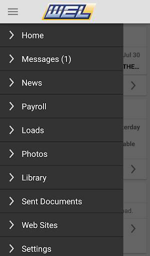 WEL Mobile screenshot 1