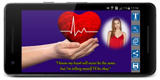 Broken Heart Photo Frames screenshot 5