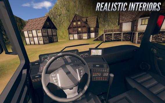 Euro Offroad Bus Mengemudi Simulasi Permainan 2019 screenshot 2