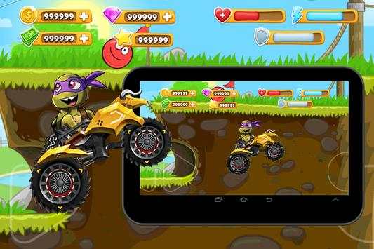 Ninja climbs hill screenshot 3